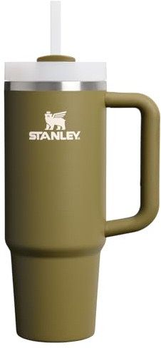 Stanley Quencher H2.0 FlowState - Bicchiere tumbler da 880 ml, timo (scatola)