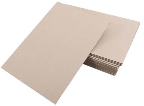 Hemobllo 20pcs 2.5mm A4 Greyboard Book Binding Board Sheets Heavy Weight Cardstock for Book Supplies Scrapbooking and Craft Paper Painting Cover Sheets