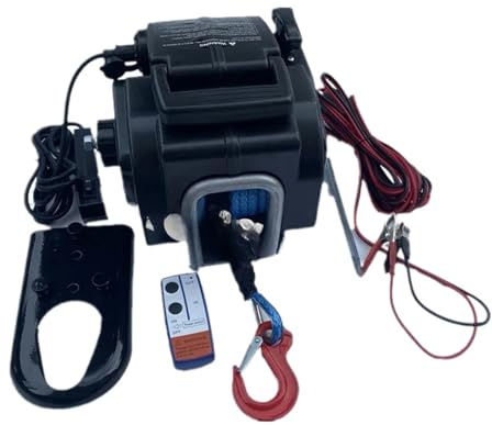 SMTYXS Treuil Électrique Portable for Remorquage À Distance, Camion, Remorque, Bateau, De Traction Performances Puissantes