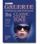 ILFORD Galerie IGSGP9 Classic Gloss Fotopapier, 27,9 x 43,2 cm 25 Blatt