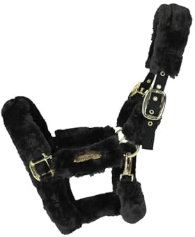 Kentucky Halfter Pelz Transport - Schwarz - Cob