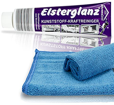 XXL Elsterglanz 150 ml inkl. 2 Mikrofasertücher Polierpaste 11 Sorten wählbar (Kunststoff-Kraftreiniger)