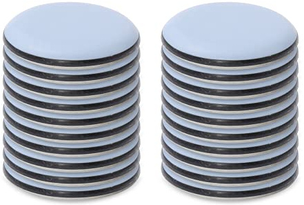 Hasware - Sottopiedi scorrevoli per lo spostamento di mobili pesanti, adatti a superfici dure, set di 20 pezzi (20 pz, diametro 38 mm)