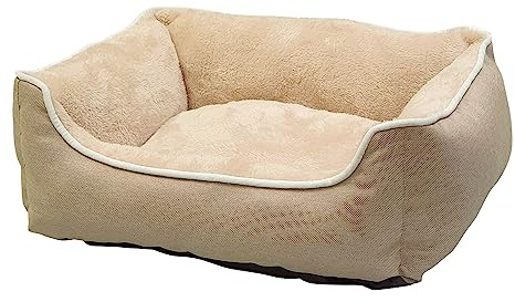 Nobby 61790 Komfortbett eckig Classic ARNO beige 73 x 59 x 18 cm
