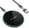 15W Induktive Ladestation für Samsung Galaxy S25 Ultra/S24/S23/S22/S21, Wireless Charger für iPhone 16/15/14/13/12, Kabelloses Ladegerät Handy Qi Ladestation Fast Wireless Charger Induktionsladegerät