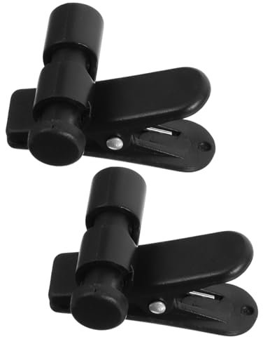 SOIMISS 2pcs 360 Collar Fixing Clip Black Headphones Sleeve Earbud Cord Clip Headphone Earphones Holder Stand Earphone Cable Cable Wire Ii s
