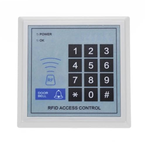 Kit di controllo degli accessi, Di controllo accessi RFID Apricancello elettronico sicuro Garage domestico Set digitale Kit serratura intelligente RFID magnetica elettrica(ACKit1)