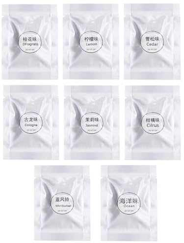 Jimkply 8 compresse profumate per auto, per aromaterapia, per auto, per aromaterapia, deodorante per auto, deodorante per tutti i diffusori, 8 fragranze