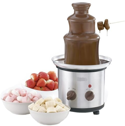 4 Tier Chocolate Fountain Machine with Hot Melting Pot Base for Party Banquet, Chocolate Melting Fondue Maker