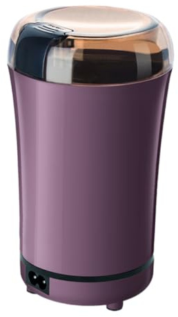 GLEAVI Coffee Bean Grinder Electric Mini Maker for Home Use Burr Grind Function for Grinding Beans Spice Accessories in Purple Colour