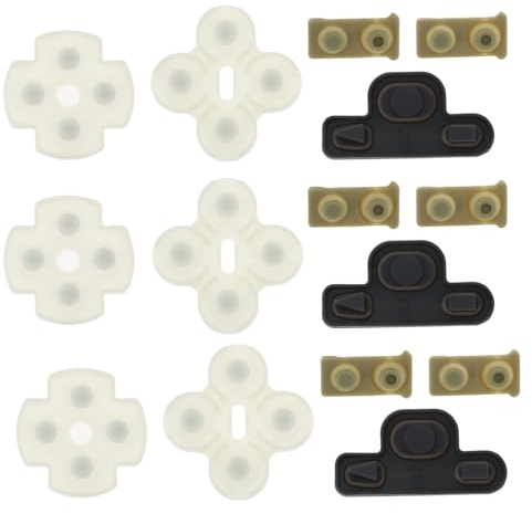 SG Store 3 Sets Controller Conductive Button Rubber Pads Compatible with Sony PS3 Game Console