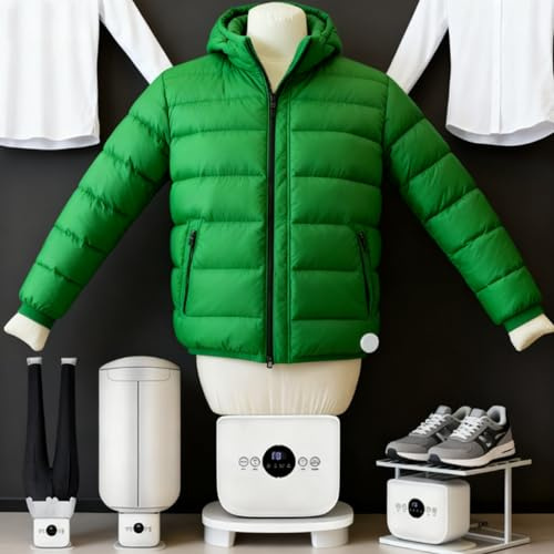smafoseedding Secadora Y Planchadora Automática Comercial De Aire Caliente - Máquina De Planchado Inflable 4 En 1, 1100 W, para Prendas, Chaquetas De Plumas, Camisas, Chaquetas Y Zapatos.