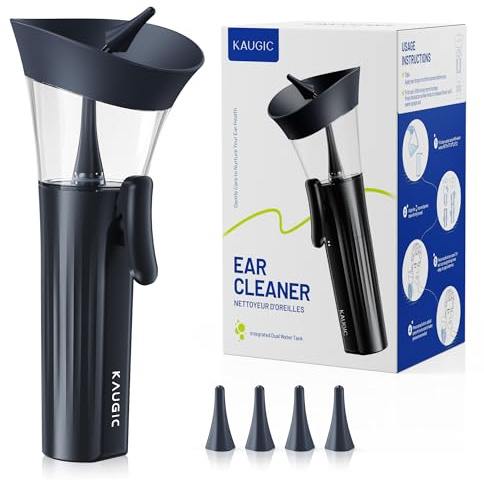KAUGIC Manual Ear Wax Removal Kit for Adults, Compact Ear Cleaner, Blue