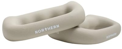 NORTHERN Hand Dumbbells Pair, Natural Stone D-Shaped Boxing Exercise Weights 0.5kg–4kg, Home Gym Strength Training Weights for Fitness, Aerobics, Yoga & Toning