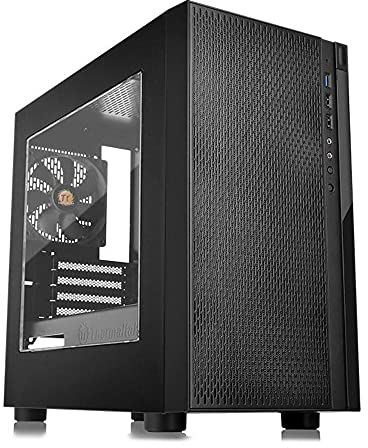 Thermaltake Versa H18 Window Micro ATX Tower Case - Black