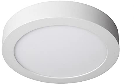 LEDUNI - Panel LED circular 20W 2000LM Color Blanco Frio 6000K Angulo 120 IP20 OPAL Aluminio 225 * 28Hmm