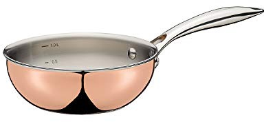 Spring Culinox - Sartén honda (18 cm, 5 capas, con capa de cobre)