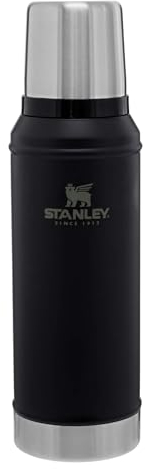 STANLEY Classic Vacuum Insulated Wide Mouth Bottle - BPA-Free 18/8 Stainless Steel Thermos for Cold & Hot Beverages – Keeps Liquid Hot or Cold for Up to 24 Hours