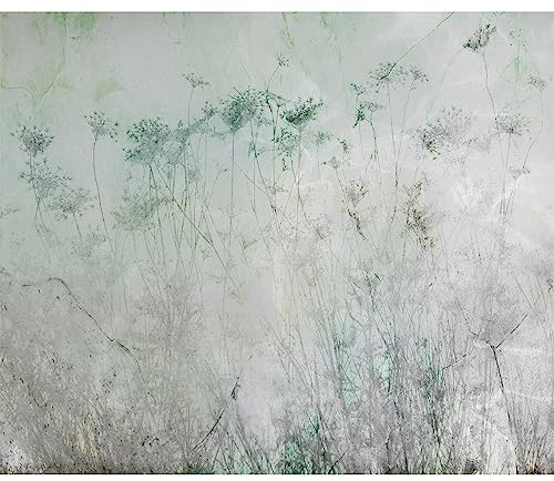 murando - Fototapete Vlies Abstrakt Blumen, 400x280 cm, Schlafzimmer | Full HD Druck, 3D-Effekt, lichtbeständige Farben, ideal fürs Wohn- oder Schlafzimmer, schnelle Montage, lichtbeständig, edel