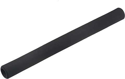 sourcing map 49.5cm Rohrisolierung Schaumstoff, Durchmesser 20mm Isolierstärke 5mm Heizungsrohr Verkleidung für Fitnessgeräte, Rohre, Handhaben (Schwarz)