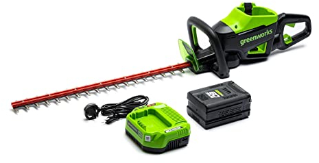 Greenworks 60V Heckenschere 66cm, 3200 Schnitte pro Minute Ohne Akku GD60HT66