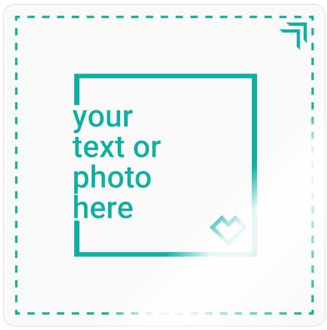 Custom Sticker Add Your Own Text or Image Sticker Size S (10 x 10 cm)