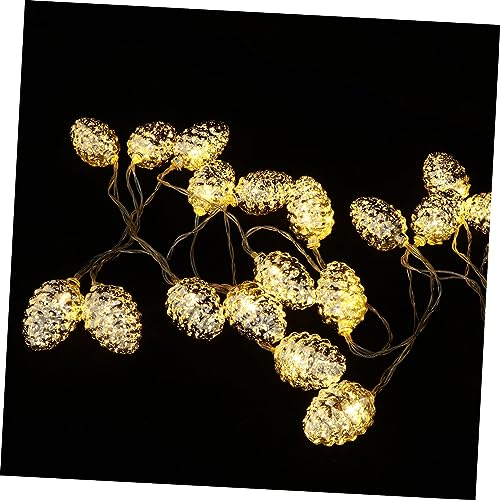 FONDOTIN 1satz Weihnachtliche Lichterkette Mit Kreativen Schneeflocken-design Lang Lichter Batteriebetrieben Für Innen Und Außendekoration Weihnachtsbeleuchtung Für Festlichkeiten Und