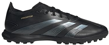 adidas League Turf Sneaker, Black/Carbon/Gold Metallic, 10.5 UK