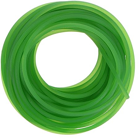 sourcing map Polyurethan Rundriemen 2.5mm Durchmesser 32.8ft(10 Meter) Länge Raue Oberfläche PU Urethan Riemen für Antriebstechnik Grün