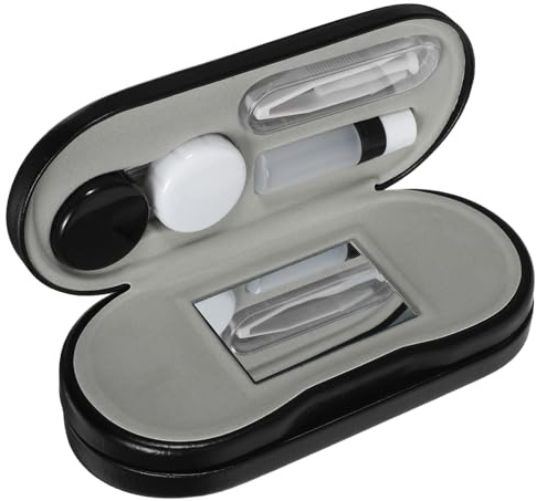 VALICLUD Estuche para Lentes de Contacto Soporte para Lentes Caja Pequeña para Cosméticos Estuche para Gafas Contenedor de Maquillaje para Llevar de Contacto Viajes