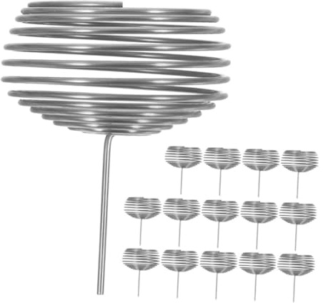 DIYEAH 16 pezzi Cesto Fertilizzante in Acciaio Resistente per Vasi Bonsai e Dispenser Nutriente Uniforme per Piante in Vaso Facile da Pulire e Durevole