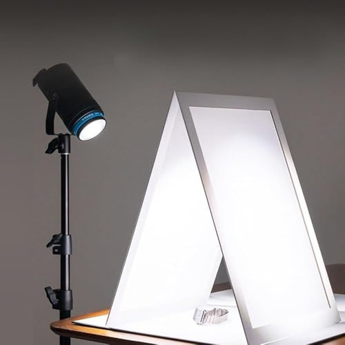 ERYUE Tragbarer Faltbarer V-Flacher Lichtreflektor für die Fotografie, Professionelles Lichtdiffusorbrett für Fotostudio, Leichtes Weiches Lichtbrett Lebensmittelfotografie