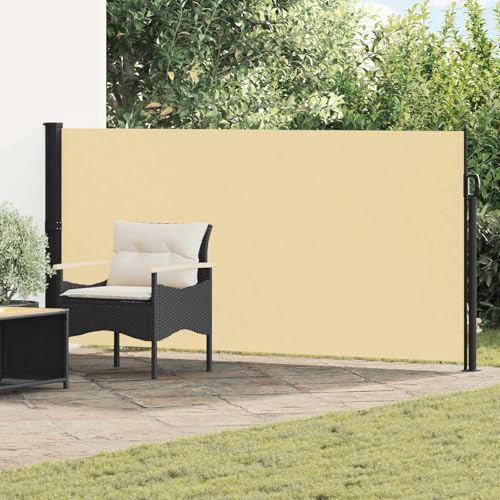 Ordellia Store latéral extensible - 300 x 170 cm - En polyester - Avec cadre en acier - Protection UV - Imperméable - Protection contre le vent - Pour jardin, balcon, terrasse, rétractable, brise-vue