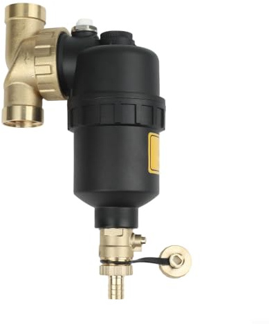 Helilyco Magnetic Boiler Filter Underfloor Heating Sludge Separator Heating System Cleaner(DN25)
