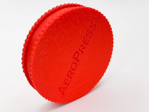 64mm Filter Paper Holder, Orange. Compatible with Aeropress Standard Coffee Maker