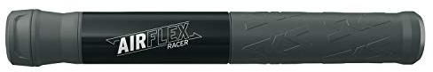 SKS GERMANY AIRFLEX RACER BLACK Fahrradpumpe für Rennrad-Reifen, Fahrradzubehör (Luftpumpe mit SV-Anschluss, griffige Staubkappe, Weichkomponentengriff, max. Druck: 8 bar / 115 PSI), schwarz