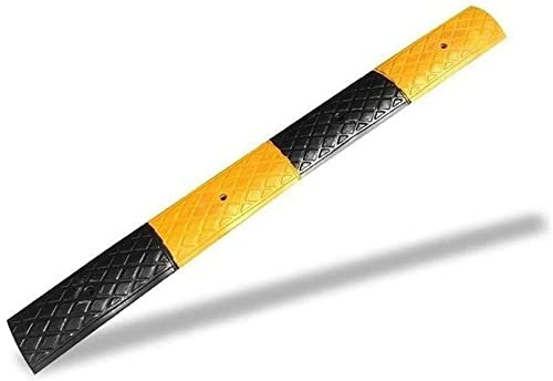 Rampen Bordsteinrampen Bordsteinrampen Slope Pad Garage Speed ​​Bumps Miniatur-Gummi-Speed ​​Bump Anwendbar auf Rollstuhl-Scooter-Sicherheitsrampen 100 * 10 * 2 cm