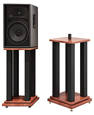 Pieds d'Enceintes Paquet de 2 Supports d'enceintes de bibliothèque, Support de Cadre en Acier métallique, pour Satellites et Petites Enceintes de bibliothèque (Taille : 70 cm)