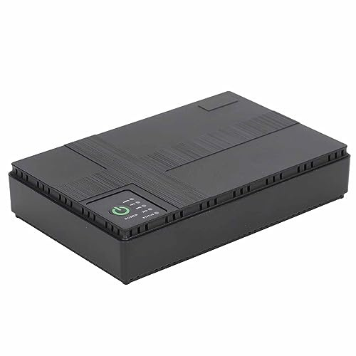 UPS Batterie-Backup, 10400mAh 5V 9V 12V 2A POE 15V 24V 1A Ausgang Unterbrechungsfreie Stromversorgung Backup-Batterie-Stromversorgung für Router, Modem, Smartphone (85-265V)