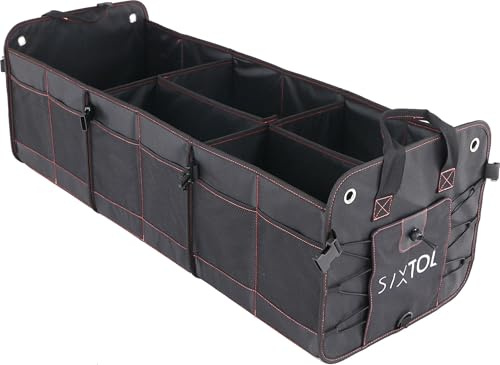 SIXTOL CAR COMPACT 19 PRO Organizer per bagagliaio, 19 scomparti, pieghevole, per bagagliaio, pieghevole, con scomparti