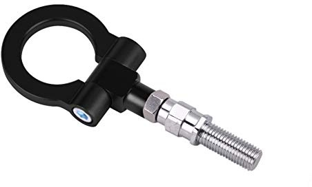 Auto Gancio Traino,Gancio Di Traino Per Auto Kit Anello Del Gancio Di Traino Alluminio Kit Universale Gancio Di Rimorchio Del Rimorchio Del Rimorchio Variopinto Uso Adatto Per La Maggior Parte Byd RS-