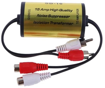 Filtro acustico per autoveicoli, isolamento del circuito di feedback del rumore, soppressore del rumore per auto, eliminatore del rumore audio, riduzione del rumore, isolatore di loop di messa a