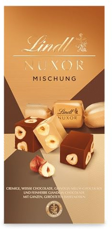 Lindt Schokolade | NUXOR Mischung, 103g Beutel, Geschenk