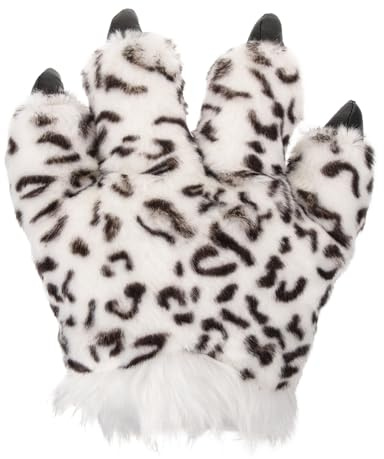 COLLBATH Tierpfoten Fäustlinge Flauschige Winterhandschuhe Für Cosplay Halloween Und Partys Warm Und Bequem Mit Strapazierfähigem Material Für Maskeraden Und Festliche Anlässe