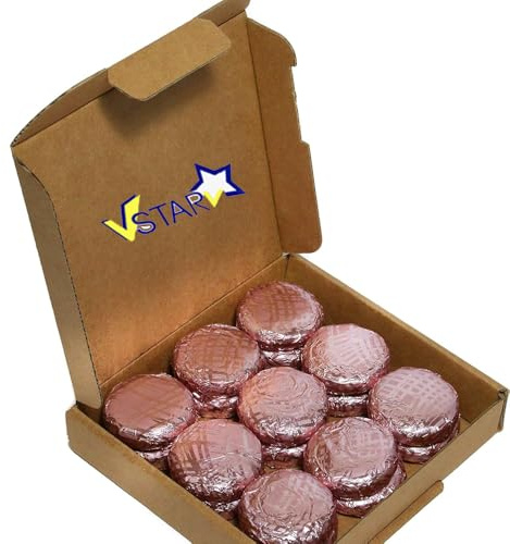 Christmas Luxury Assorted Fruit Flavour Fondant Dark Chocolates Creams with Box - 20 Assorted Dark Chocolates | Perfect for Christmas (20, Rose)