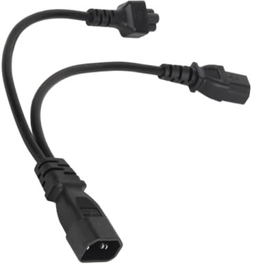 ZJchao Power Cord, IEC320 C14 to IEC320 C5 Power Cord for Monitors,Computers