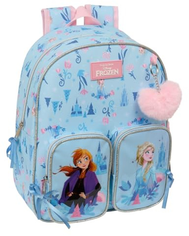 Safta FROZEN ICE MAGIC - Mochila Infantil, Ideal para Niños de Diferentes Edades, Cómoda y Versátil, Calidad y Resistencia, 28x10x34 cm
