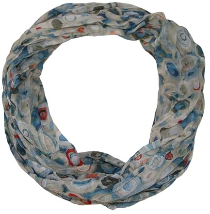 beybey® Trance Edition Damen Seide Loop Schal in herrlichen Farben - ein Seidenschal zum Verlieben (Art beige)