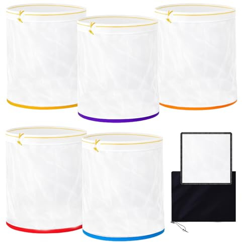 STFALI Bubble Bags, Bubble Hash Bag Set, 5 Gallons, 5 Bags Set, Press Strainer and Storage Bag Kit for Herb Extraction and Production
