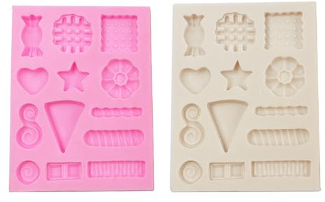 Stampo in silicone a forma di cialde per caramelle, biscotti, fondente, pasticceria, cioccolato, caramelle, gelato, strumento di cottura in silicone per torte da forno
